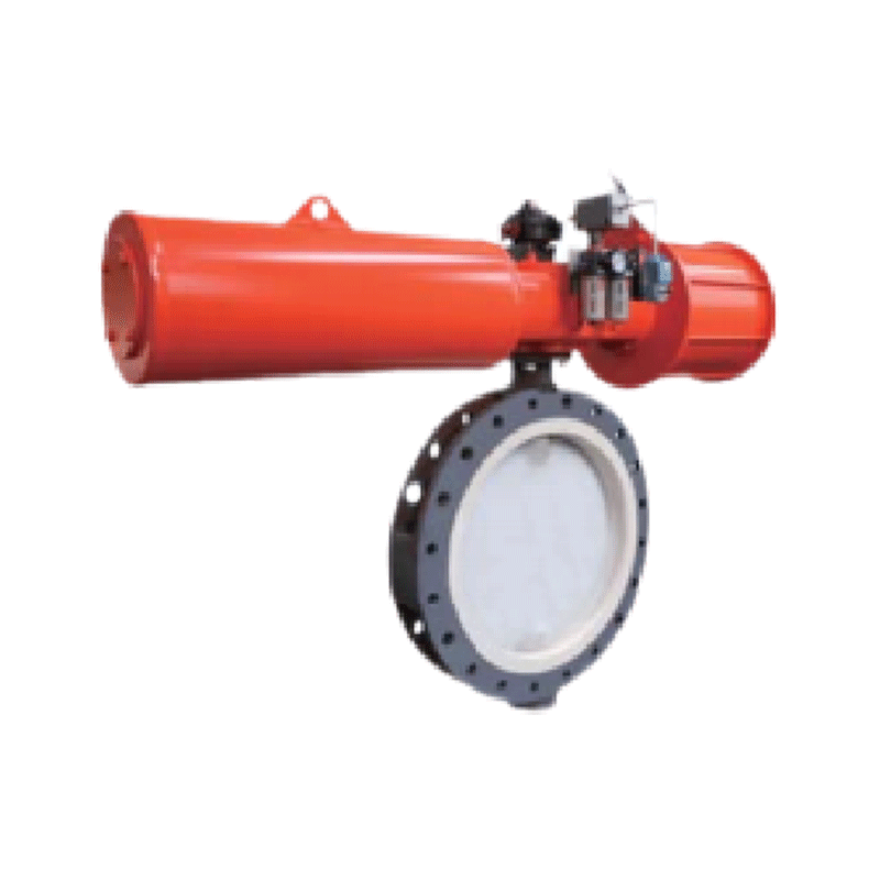 Polyfluortetraethylene Lining Butterfly Valve